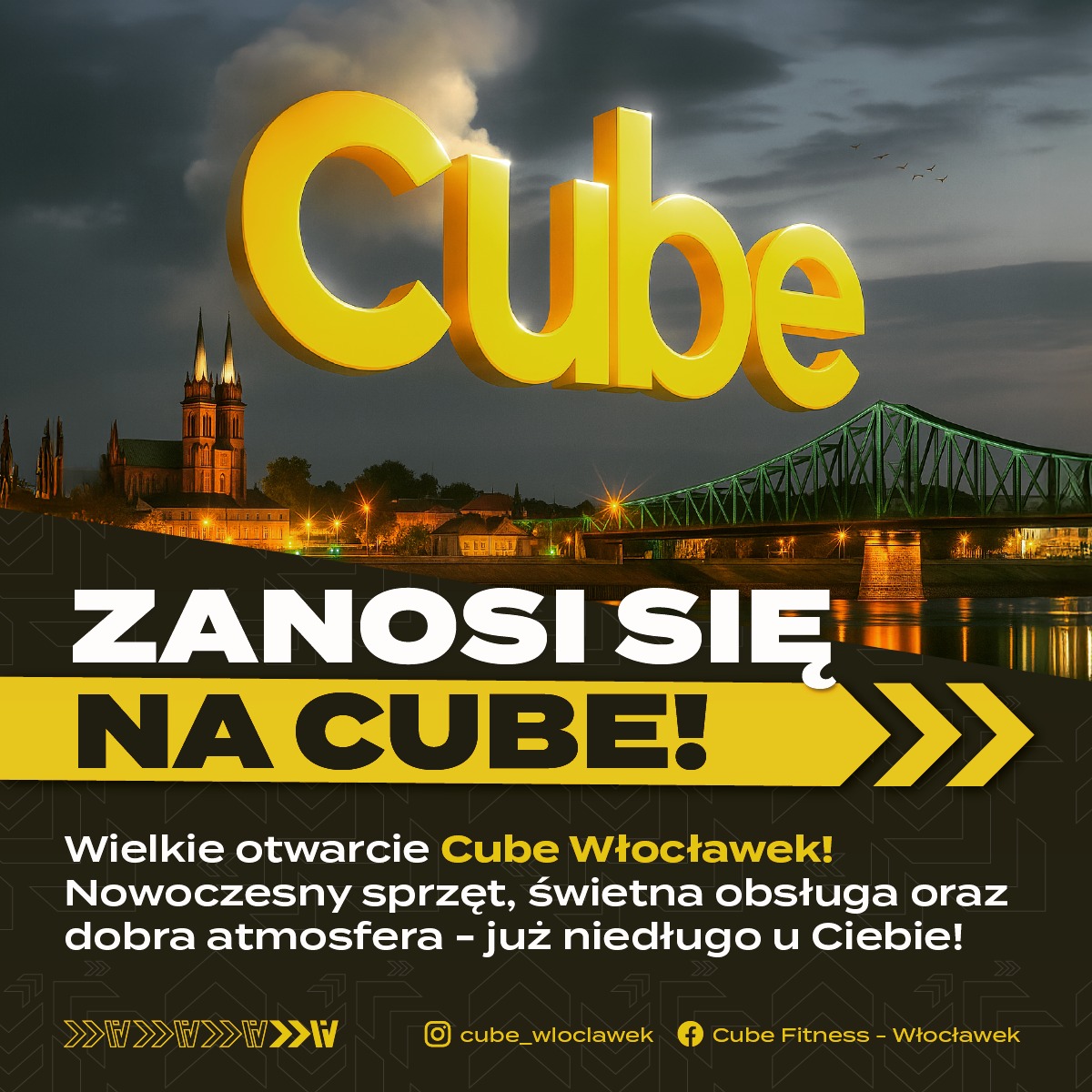 Zanosi się na Cube! Wkrótce otwarcie klubu Cube Fitness we Włocławku